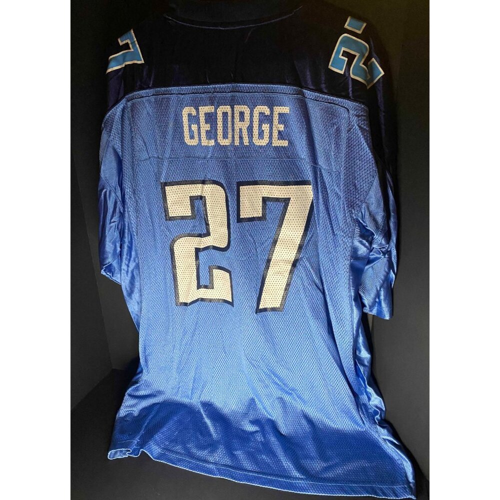 Vtg Reebok x Tennessee Titans Eddie George On Field Jersey Mens 2XL